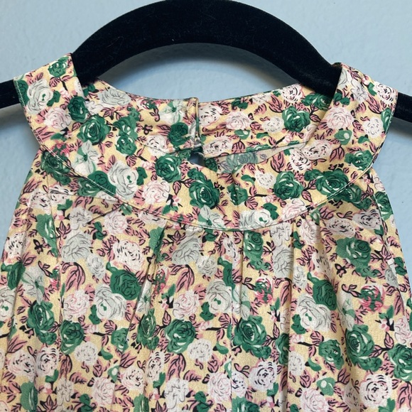 Vila Womens Size 40 (US 8) High Halter Neck Asymmetrical Ruffle Hem Floral Dress - Picture 4 of 14